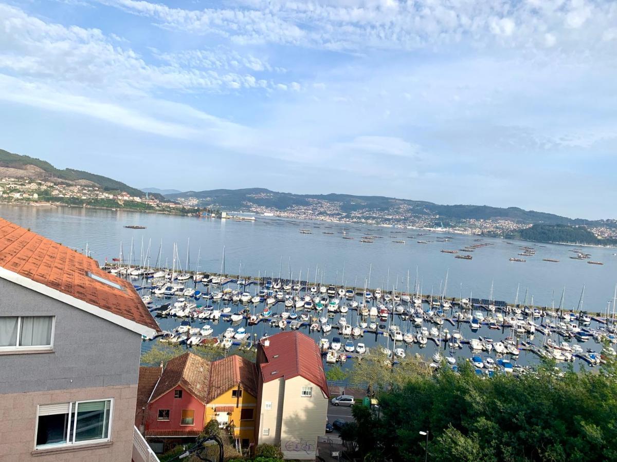 Апартаменты Apartamento Con Vistas Al Mar Y A Vigo En Моания Экстерьер фото
